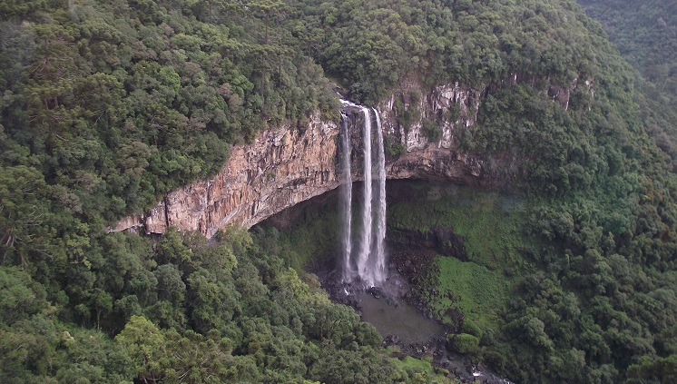 Cachoeira do Caracol.Crédito: Gustavo Henrique Braga