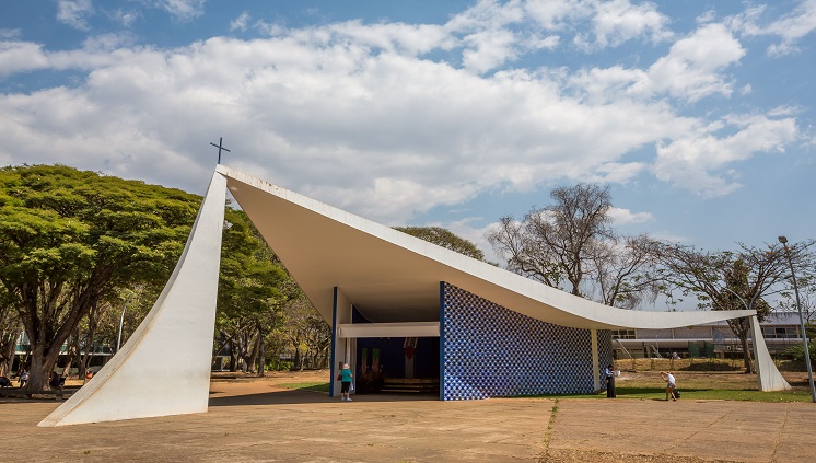 Igrejinha de Nossa Senhora de Fátima em Brasília (DF). Foto: Banco de Imagens/Embratur