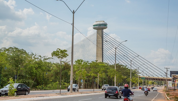 Ponte estaiada, em Teresina. Crédito: divulgação/Embratur