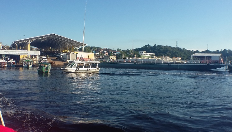 Porto da Ceasa, de onde saem as barcas. Crédito: Gustavo Henrique Braga