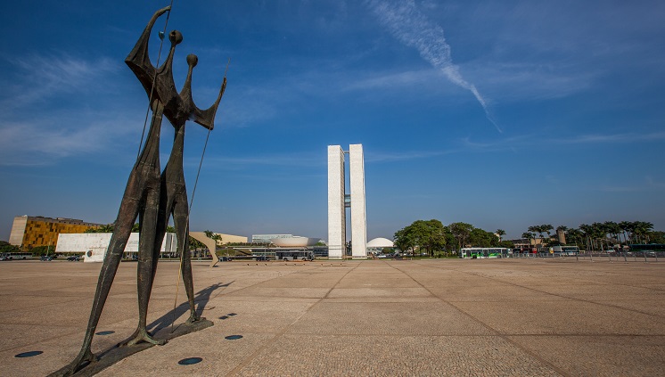 Praça dos Três Poderes em Brasília (DF). Foto: Divulgação/Embratur