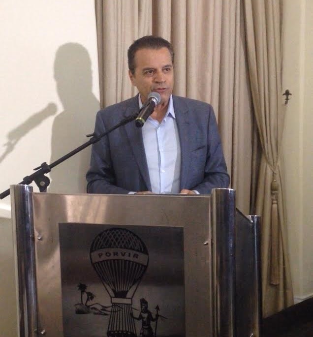 Ministro do Turismo, Henrique Eduardo Alves, em evento em Aracaju. Crédito: MTur/Divulgação