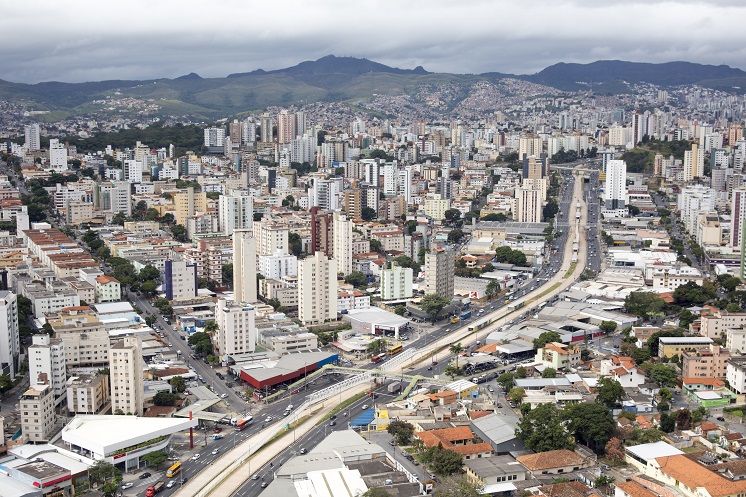 Vista aérea de Belo Horizonte (MG).Foto: Banco de imagens