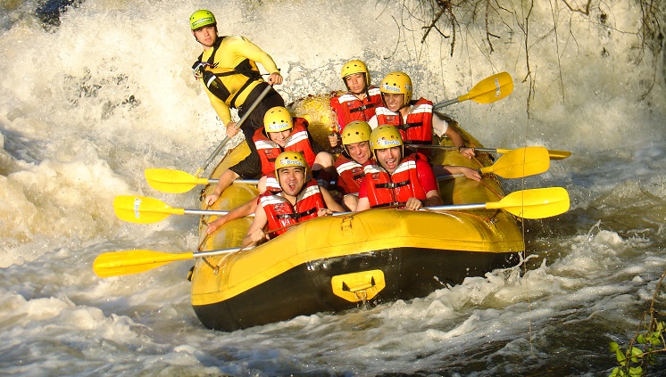 Rafting no Rio Jacaré-Pepira em Brotas (SP). Foto: Divulgação/Prefeitura Municipal de Brotas