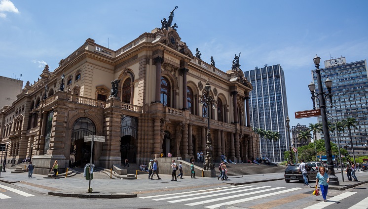 Theatro Municipal de São Paulo (SP). Foto: Divulgação/Embratur