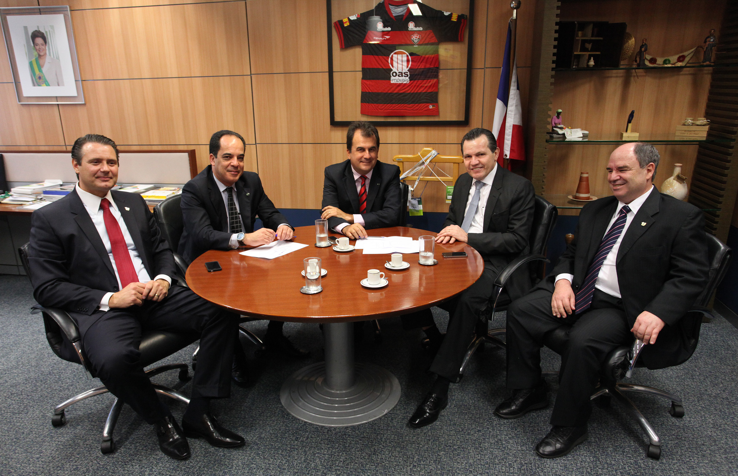 Audiência Fábio Mota com governador do Mato Grosso, Silval Barbosa