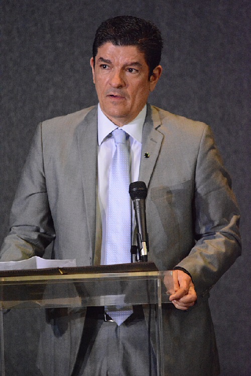 O ministro do Turismo, Vinicius Lages, durante o Seminário de Turismo Jogos Olímpicos 2016.