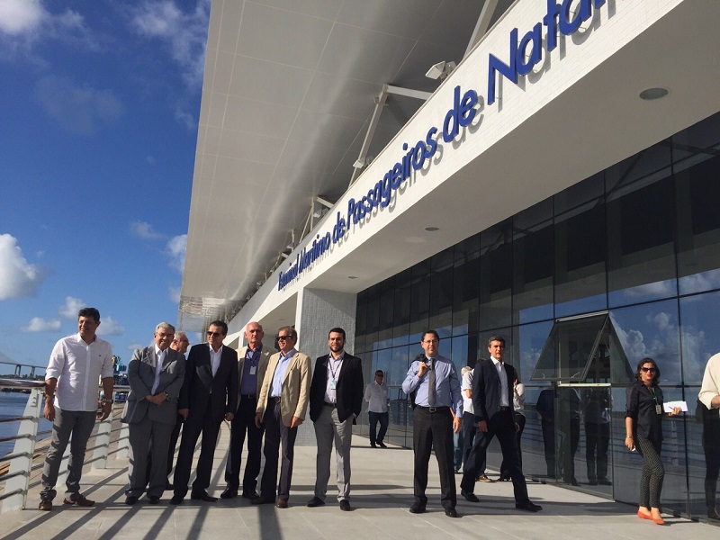  O ministro do Turismo, Henrique Eduardo Alves, em visita ao Terminal de Passageiros do Porto de Natal