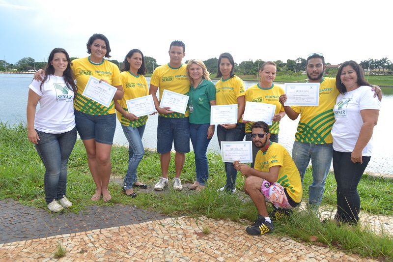 Formandos do curso de condutor de turismo de aventura de Brazlândia (DF)