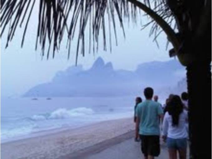 Rio de Janeiro, final de tarde na orla